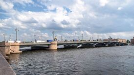 Благовещенский мост, июль 2014 года