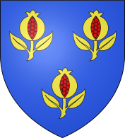 Гранат на гербе французской коммуны Грамон