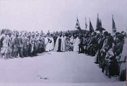 Blessing ceremoy of Armenian forces before Sardarapat battle.jpg