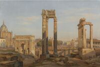 Римский форум. 1845