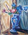 О. В. Розанова. Голубая ваза с цветами. 1912-1913. ГРМ.