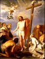 Триумфирующий Христос отпускает грехи раскаявшимся грешникам (ок. 1660), Окленд, музей искусств