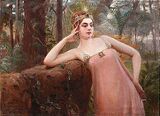 «Красавица-декадентка», (1903), холст, масло — частное собрание