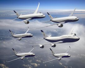 Рисунок всех самолётов BBJ
