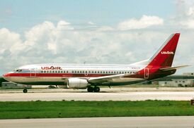 Boeing 737-3B7 авиакомпании USAir, идентичный разбившемуся