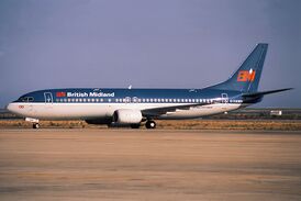 Boeing 737-4Y0 авиакомпании BMA, идентичный разбившемуся
