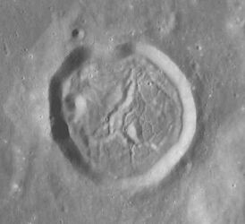 Снимок зонда Lunar Reconnaissance Orbiter.