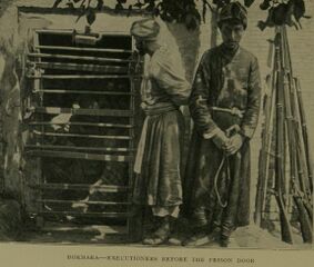 Палачи у дверей бухарского зиндана, 1909 год