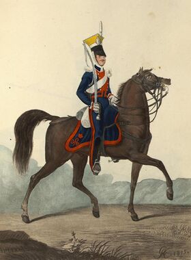Унтер-офицер Борисоглебского уланского полка, 1820