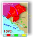 Раздел владений Альтомановича Боснией и Зетой