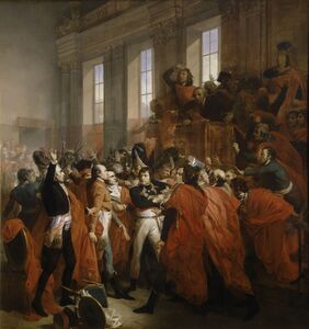 Бонапарт противостоит депутатам Совета пятисот (10 ноября 1799 года)