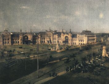 Брестский вокзал в 1911 г.