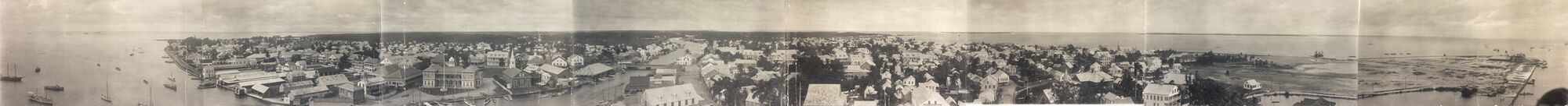 Панорама столицы колонии в 1914 году