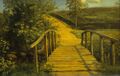 Мост через кладбищенский ручей в Ассенсе (1842)