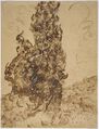 Кипарисы, Винсент Ван Гог, 1889 г.
