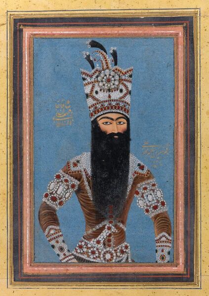 Файл:Brooklyn Museum - Portrait of Fath 'Ali Shah Qajar - Mihr 'Ali.jpg