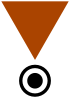 Brown triangle penal.svg