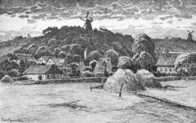 Рисунок замка Дитмаршен. Около 1895 год