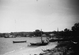 Побережье залива Кайели у города Намлеа (фотография 1949 года)