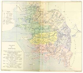 Вилайет Айдын в 1894 году.