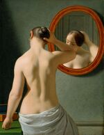 C W Eckersberg 1841 - Kvinde foran et spejl.jpg