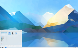 Calculate Linux Desktop 22 KDE Plasma 5 - рабочий стол