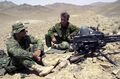 Канадские военнослужащие со станковым пулемётом C6 (FN MAG), Афганистан