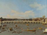 Канале́тто. «Вестминстерский мост в Лондоне». 1746