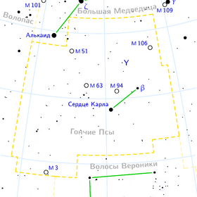 Canes venatici constellation map ru lite.png