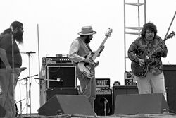 Группа на выступлении на фестивале «Вудсток» в 1969 году.