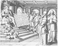 Царь Соломон на троне. Песнь песней. Мартин де Вос, 1590