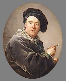 Л. М. ван Лоо. Портрет Карла ван Лоо. 1764 Версаль