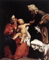Мадонна с Младенцем и Св. Анной. 1610, Национальная галерея старинного искусства, Рим