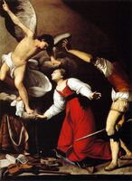 Мученичество Св. Чечилии. Ок. 1610, Музей искусств округа Лос-Анджелес