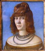 Carpaccio (attr.), ritratto di donna, 1495-1500 ca. 02.jpg