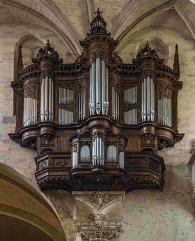 Орган в галерее собора Сент-Этьен[en], Тулуза