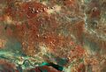 Центральный район, Ботсвана, спутник Коперник Sentinel-2A