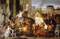 Вступление Александра в Вавилон, 1664