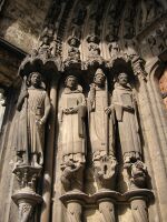 Южный портал Шартрского собора, 1215–20