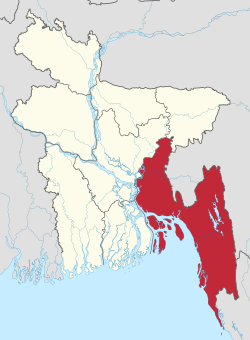 Читтагонг на карте