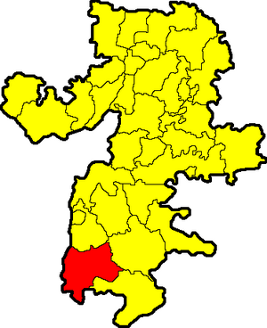 Кизильский район на карте