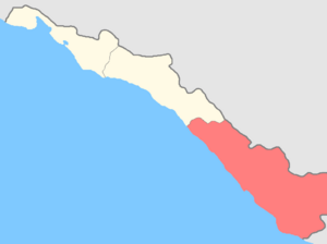 Сочинский округ на карте