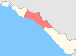 Туапсинский округ на карте