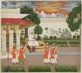 Читарман II, Мухаммад Шах любуется садом, ок.1730, Музей изящных искусств, Бостон
