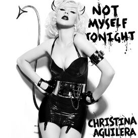 Обложка сингла Кристины Агилеры «Not Myself Tonight» (2010)