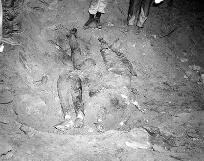 Найденные 4 августа 1964 года останки Чейни, Гудмана и Швернера