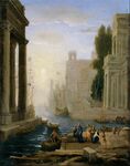 Отплытие святой Паолы Римской. Далиджская картинная галерея. Лондон