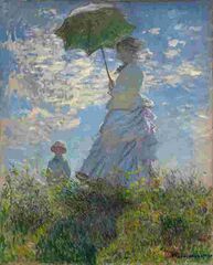 Прогулка. Дама с зонтиком, Клод Моне, 1875
