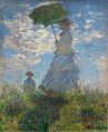 «Прогулка. Дама с зонтиком», Моне, 1875, Национальная галерея искусства, Вашингтон