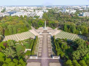 Cmentarz Mauzoleum Zolnierzy Radzieckich Warsaw 2022 aerial.jpg